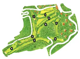 Course Map Altea Golf Club