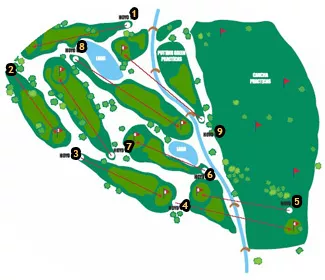 Course Map Las Rejas Benidorm Golf Course