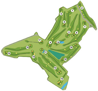 Villamartin Golf Course Golf Course map
