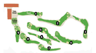 Costa Azahar Golf Course Golf Course map