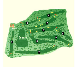 Manises Golf Course Golf Course map