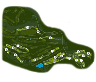 Real Club de Golf El Prat Golf Course map