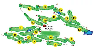 Course Map Girona Golf Course