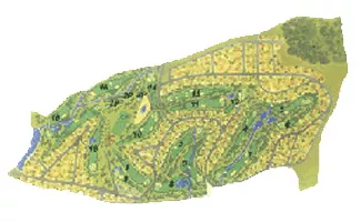 Course Map Peralada Golf Course