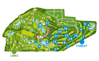 Course Map Empordá Golf Links Course