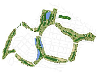 Club de Golf Aranjuez Golf Course map