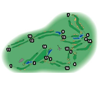 Course Map La Moraleja Golf Course I