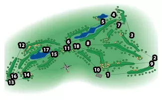 Course Map La Moraleja Golf Course II