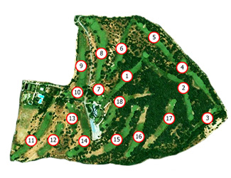 La Herreria Golf Course Golf Course map