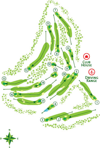 Vilamoura Old Course - Course Map