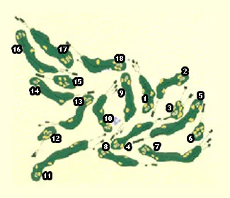 Course Map La Peñaza Golf Course