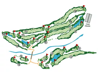 Course Map Los Lagos Golf Course