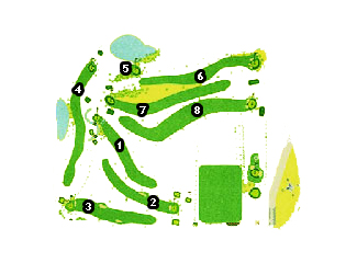 La Morgal Golf Course Golf Course map