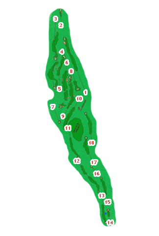 Llanes Golf Course Golf Course map