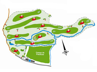 Madera III Golf Course Golf Course map