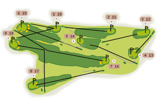 Real Zarauz Golf Course Golf Course map