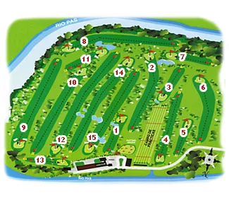Course Map Abra del Pas Golf Course