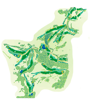 Santa Marina Golf Course Golf Course map