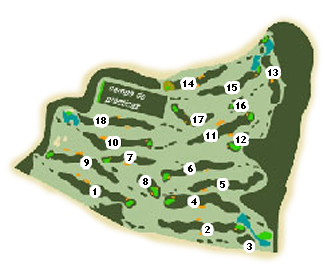Las Pinaillas Golf Course Golf Course map
