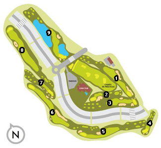 Señorío de Illescas Golf Course Golf Course map