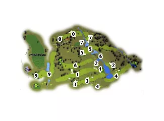 Course Map Candeleda Golf Course