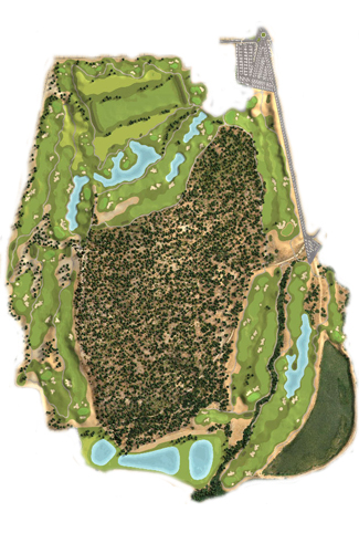 Course Map La Almarza Golf Resort