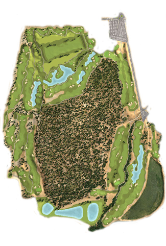 La Almarza Golf Resort Golf Course map