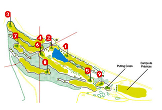El Bierzo Golf Course Golf Course map