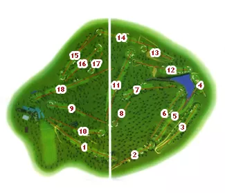 Course Map Salamanca Golf Course