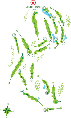 Vale do Lobo Royal Golf Course map