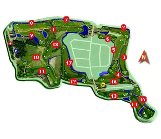 Course Map Aldeamayor Golf Course
