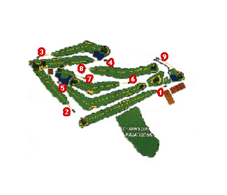 La Galera Golf Course Golf Course map