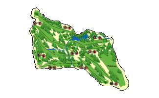 Merida Don Tello Golf Course Golf Course map