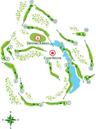 San Lorenzo Golf Course - Course Map