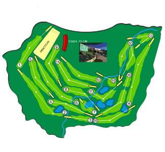 Ría de Vigo Golf Course Golf Course map