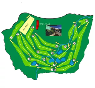 Course Map Ría de Vigo Golf Course