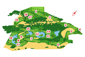 Rioja Alta Golf Course Golf Course map
