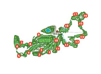 Logroño Golf Course Golf Course map