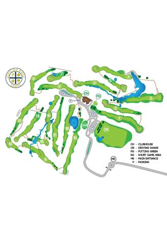 Espiche Golf Course Golf Course map