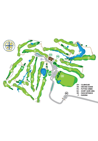 Espiche Golf Course - Course Map