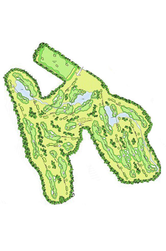 Los Naranjos Golf Golf Course map