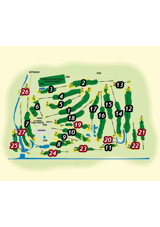 Parador de Malaga Golf Course map