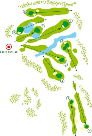 Course Map Balaia Golf Course
