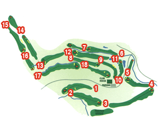 Estepona Golf Golf Course map