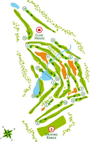 Quinta de Cima Golf Course Golf Course map