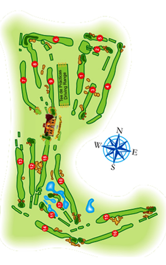 Real Guadalhorce Golf Club Golf Course map