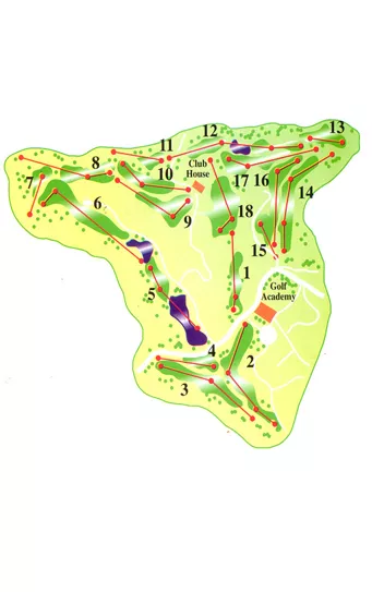 Course Map Miraflores Golf Club