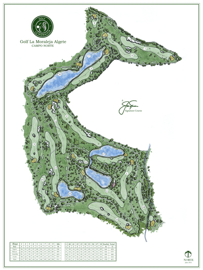 La Moraleja Golf Course III Golf Course map