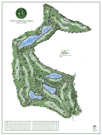 Course Map La Moraleja Golf Course III