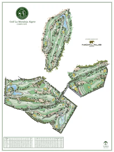 Course Map La Moraleja Golf Course IV